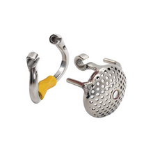Load image into Gallery viewer, chastity cage with large openable base rings