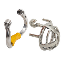 Load image into Gallery viewer, Micro Metal Cock Cage With Openable Rings