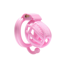 Load image into Gallery viewer, Super Small Pink Chastity Cage