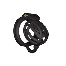 Load image into Gallery viewer, Super Small Black Chastity Cage