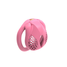 Load image into Gallery viewer, The Mini Cucky: Micro Resin Cock Cage - Pink Nub Size