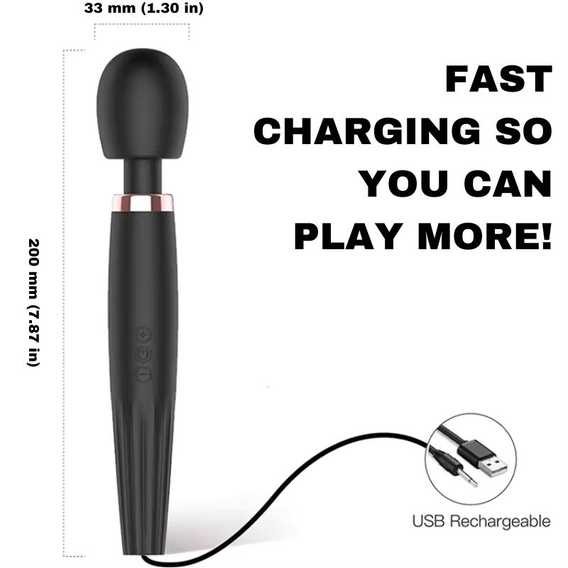 Wireless Vibrator Wand Massager For Cuckolds  Cuck In Chastity