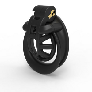 Micro Black Resin Chastity Cage