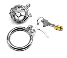 Load image into Gallery viewer, stainless steel chastity cage