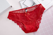 Load image into Gallery viewer, Red Lacy Sissy Panties For Crossdressers
