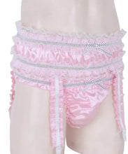 Load image into Gallery viewer, Sissy Panty Set With Garter Belt
