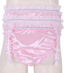Pink Sissy Panty Set For Men