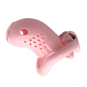 Pink Plastic Chastity Device