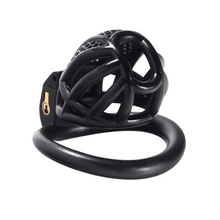 Load image into Gallery viewer, Extremely Small Black Chastity Cage