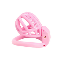 Load image into Gallery viewer, Sissy Pink Cock Cage For Cuckolds
