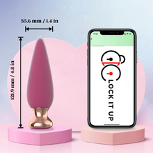 Load image into Gallery viewer, Pink Anal Plug For Sissies & Cuckolds