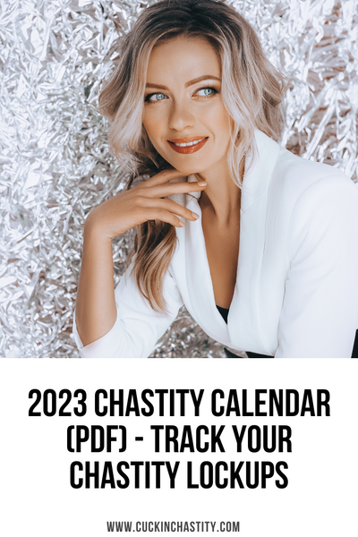 2023 Chastity Calendar (PDF) - Track Your Chastity Lockups