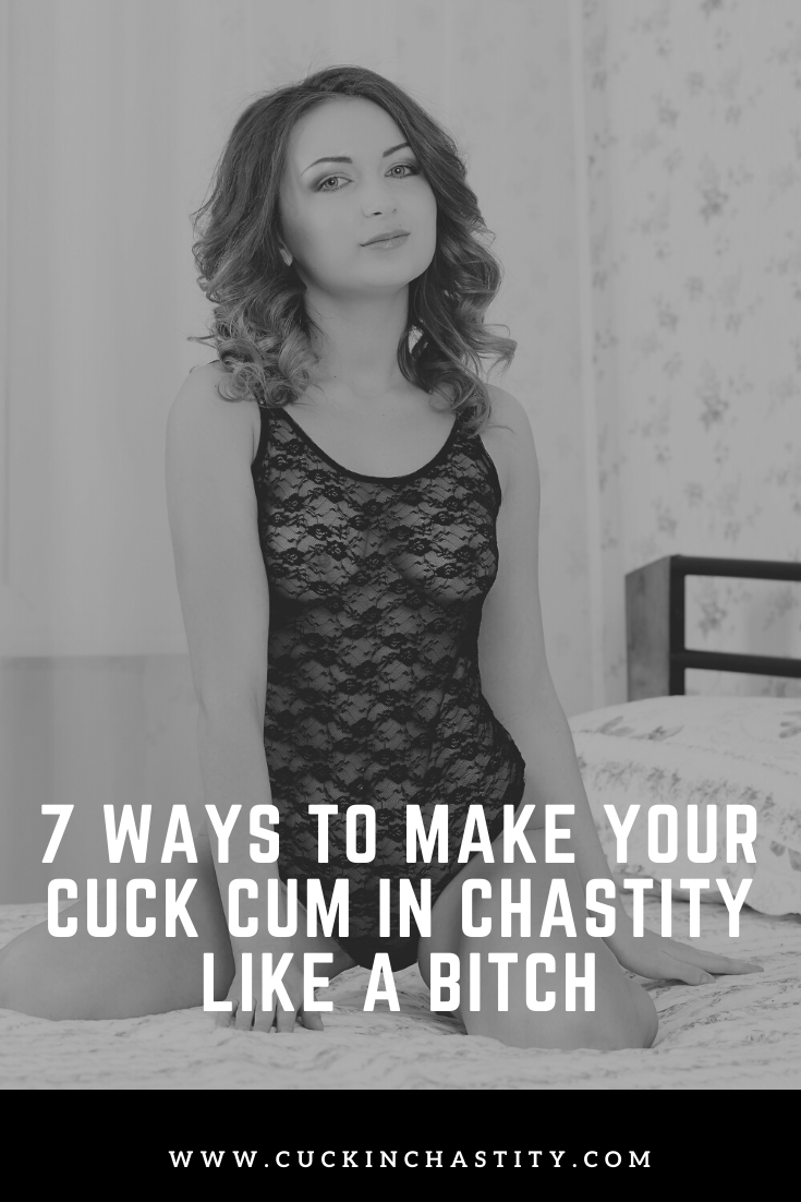 7 Ways To Make Your Cuck Cum In Chastity Like A Bitch photo image