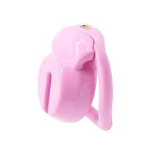 Load image into Gallery viewer, Flat Pink Chastity Cage Less Than 1 Inch