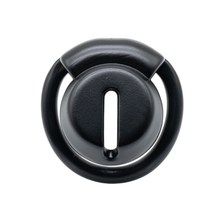 Load image into Gallery viewer, The Cuck Compactor Flat Resin Chastity Cage Black