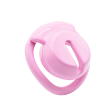 Load image into Gallery viewer, Resin Hot Pink Flat Chastity Cage