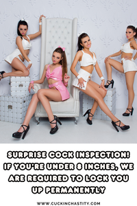 Chastity and Cuckold Captions eBook Volume 8 (PDF) - 100 Naughty Cucky Captions!