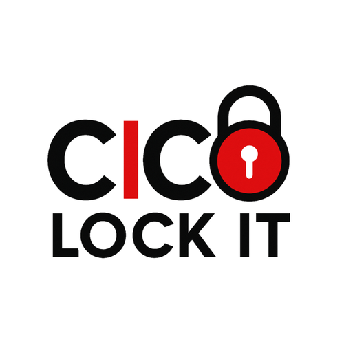 Cuck In Chastity Lock It Up Square Sticker