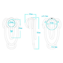 Load image into Gallery viewer, Fufu Clip 2.0 Sizing Chart