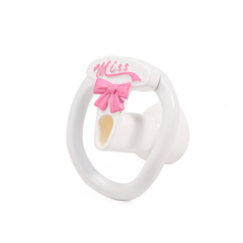 Load image into Gallery viewer, Inverted Sissy Pusher Resin Inverted Chastity Cage White