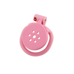 Flat Pink Chastity Device For Sissies and Cuckolds