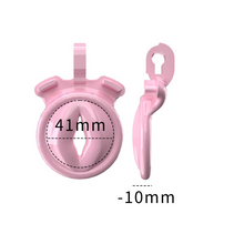 Load image into Gallery viewer, Pink Pussy Shaped Chastity Cage