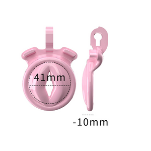 Pink Pussy Shaped Chastity Cage