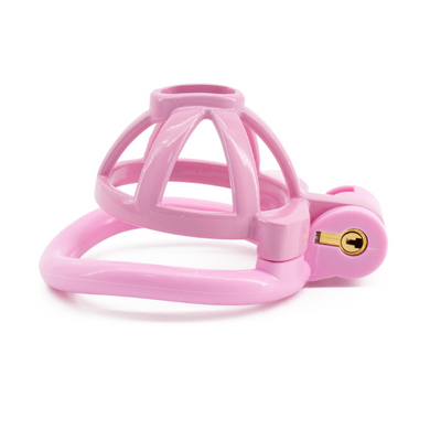 The Beta Denier Micro Resin Chastity Device Pink Version