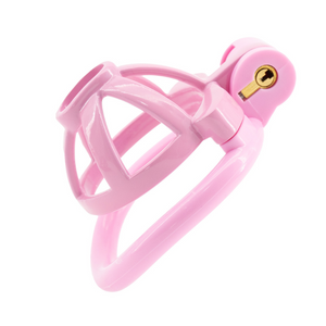 Sissy Pink Resin Cock Cage