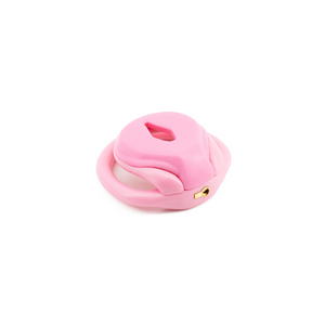 Tiny Flat Pink Vagina Chastity Cage