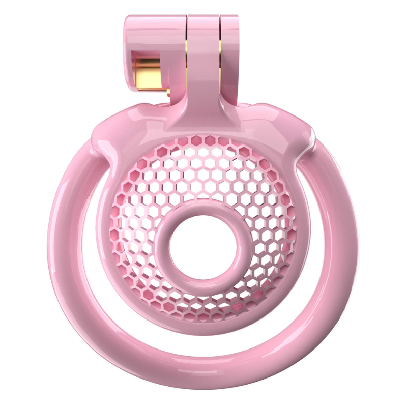 Pink The Clitty Jail Extreme Micro Cock Cage (14 mm)
