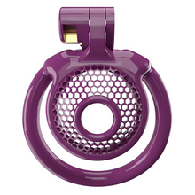 Load image into Gallery viewer, Purple The Clitty Jail Extreme Micro Cock Cage (14 mm)
