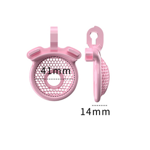 Pink Chastity belt for loser sissies