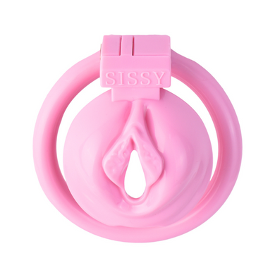 The Cuck Denier (Sissy Edition) Pussy Shaped Resin Chastity Cage