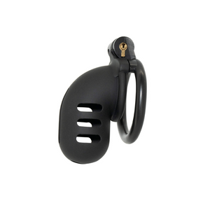 Black Chastity Cage for QoS - Queen of Spades Cuckolding