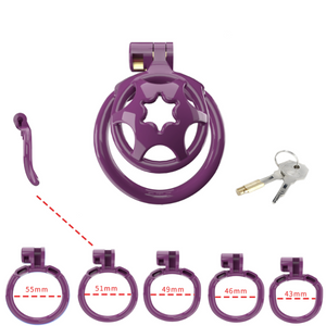Purple Cock Cage For Losers