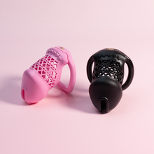 Load image into Gallery viewer, The Cucky Agonizer Resin Micro Cage Pink &amp; Black