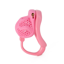 Load image into Gallery viewer, The Cucky Torment Pink Resin Cock Cage With Ball Separator