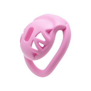 Tiny Pink Cock Cage For Sissies