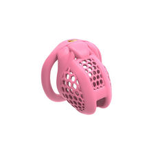 Load image into Gallery viewer, The Mini Cucky: Micro Resin Cock Cage Pink Nano Size