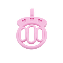 Load image into Gallery viewer, Pink Flat Resin Micro Chastity Belt