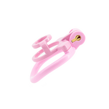 Load image into Gallery viewer, Extremely small pink chastity belt for sissies