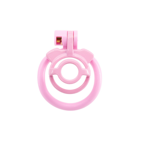 The Pussifier Micro Resin Cock Cage pink color