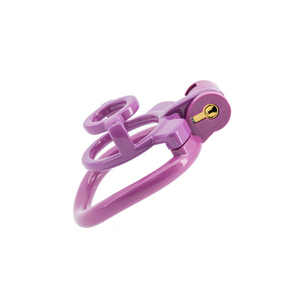 Purple Chastity Cage For Sissies