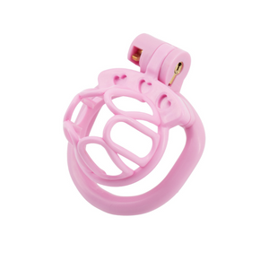 Pink Chastity Cage For Sissy Boys