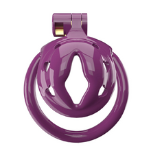 Load image into Gallery viewer, Purple The Sexless Prison Micro Resin Chastity Cage
