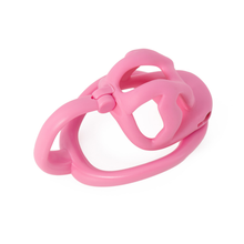 Load image into Gallery viewer, Pink Sissy Cage with Ball Separator