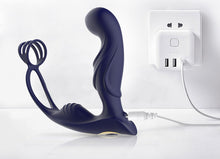 Load image into Gallery viewer, Purple Vibrating Remote Control Anal Toy