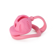 Load image into Gallery viewer, Safest Pink Resin Chastity Cage From Escape