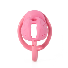 Load image into Gallery viewer, Micro Pink Cock Cage With Ball Separator
